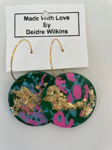 Deidre Wilkins - Earrings [Dark Green 2]