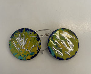 Deidre Wilkins - Earrings [Green and Silver]