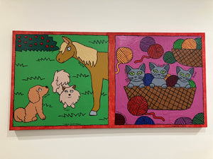 Alexzandra Crombie Van Ewyk - - Horse Dog and Kittens