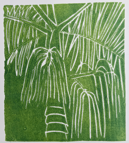 Kirsty Leishman - Backyard Palm