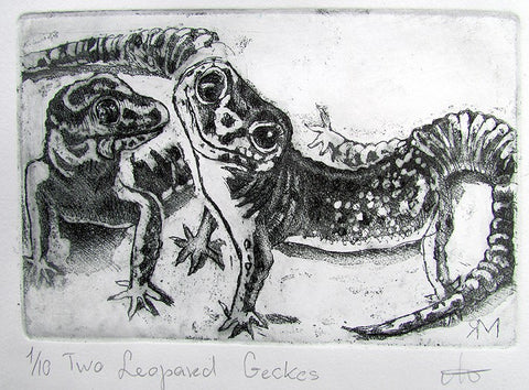 Margarita Iakovleva - Two Leopard Geckos