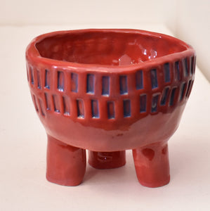 Alex Crombie - Planter Pot [Red]