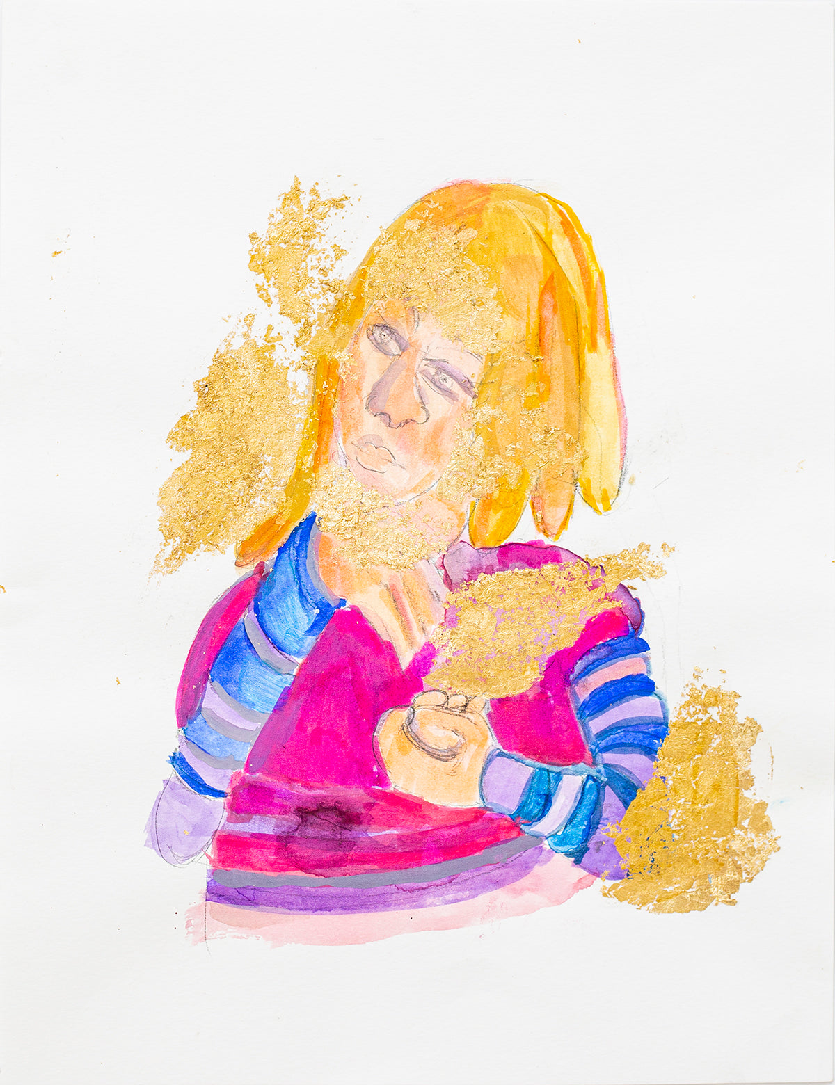 Hayley Marrs - 'My Eye Way' Series Piece 4 - Eye Hurt Eye Hide It