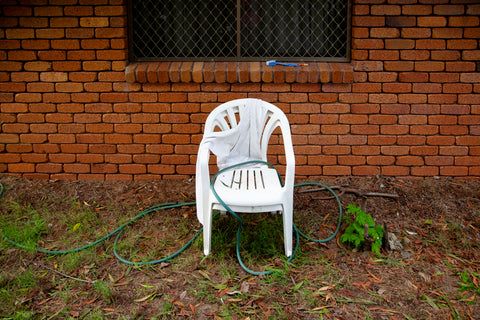 Tammy Law - "Lonely" Chair in the Garden