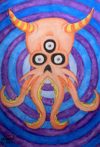 Octoskull in Time Warp