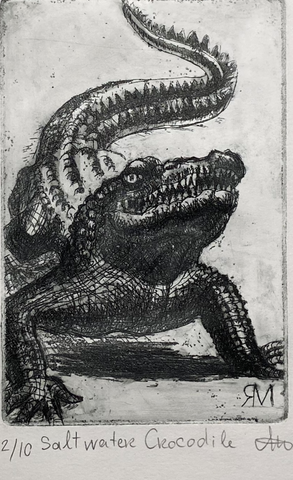 Salt Water Crocodile (print 1/10)