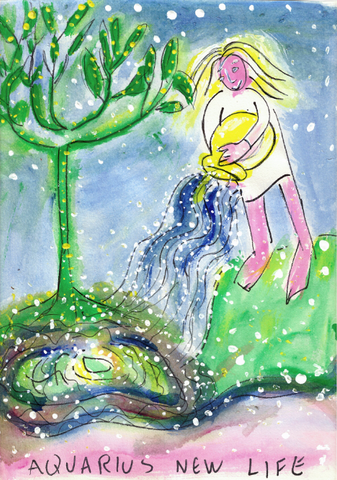 Judith Pfitzner  - Child Watering a Tree